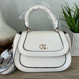 NWT CXL by Christian Lacroix Satchel Crossbody bag in the color bone